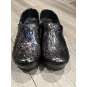 Dansko Professional Clogs Women's 39 US 8.5/9 Lightning Patent Shoes 606570202